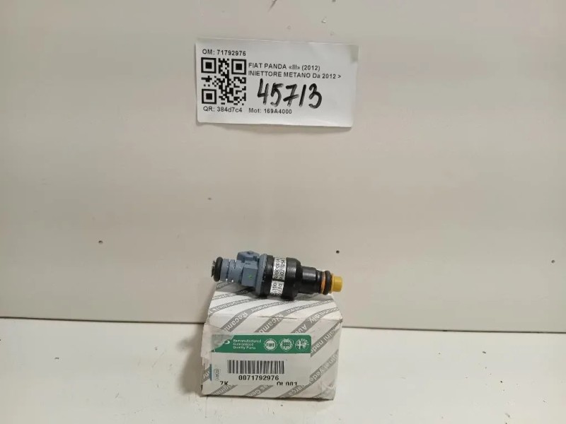 Iniettore Metano 71792976 Fiat Panda III 2012