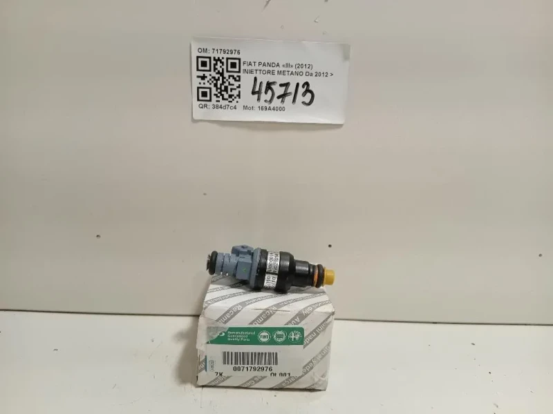 Iniettore Metano 71792976 Fiat Panda III 2012