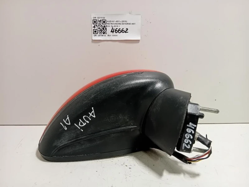 Retrovisore Esterno ANT DX 7 FILI SPECCHIO VETRO SPECCHIETTO Audi A1 8X1 2010