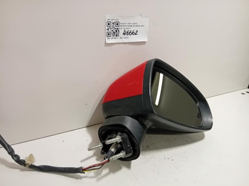 Retrovisore Esterno ANT DX 7 FILI SPECCHIO VETRO SPECCHIETTO Audi A1 8X1 2010