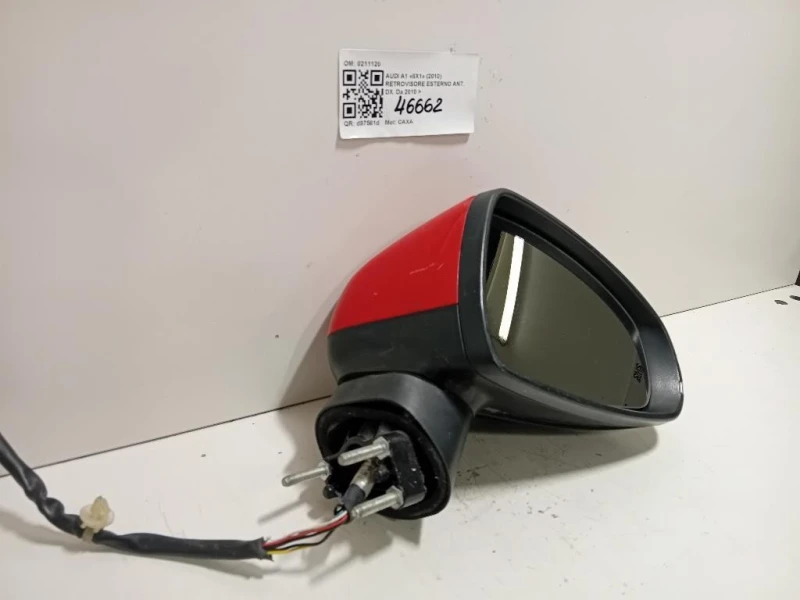 Retrovisore Esterno ANT DX 7 FILI SPECCHIO VETRO SPECCHIETTO Audi A1 8X1 2010