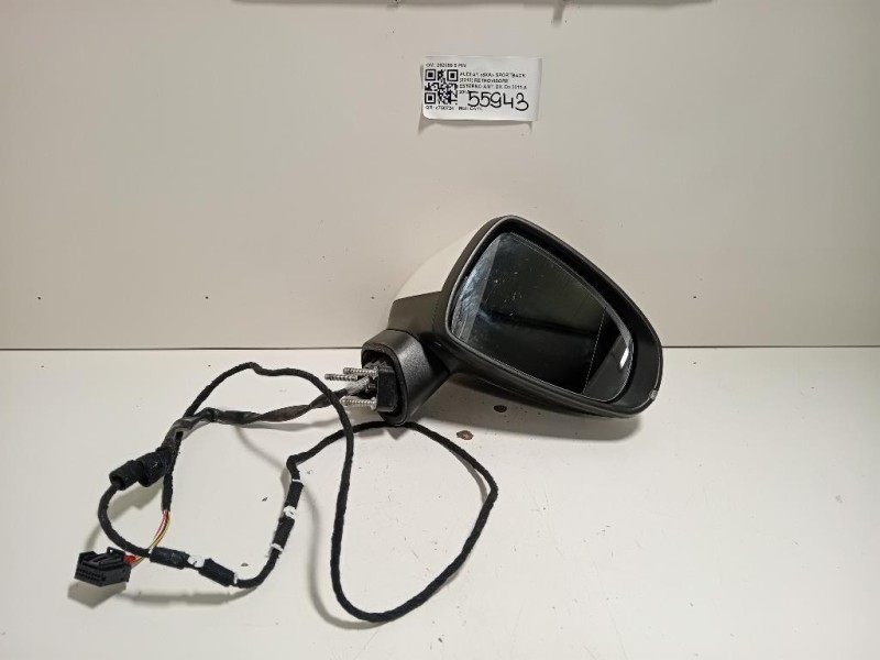Retrovisore Esterno ANT DX 262055 5 PIN Audi A1 8XA Sportback 2012