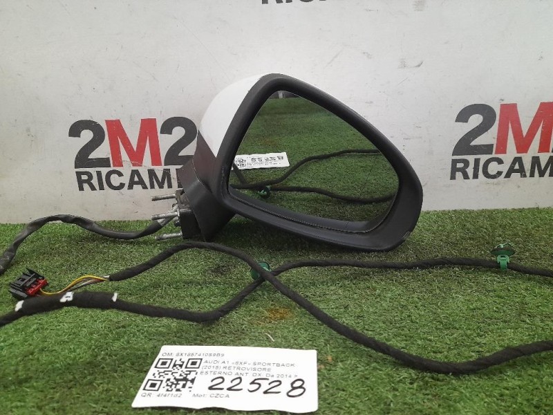 Retrovisore Esterno ANT DX 8X1857410S9B9 Audi A1 8XF Sportback 2015