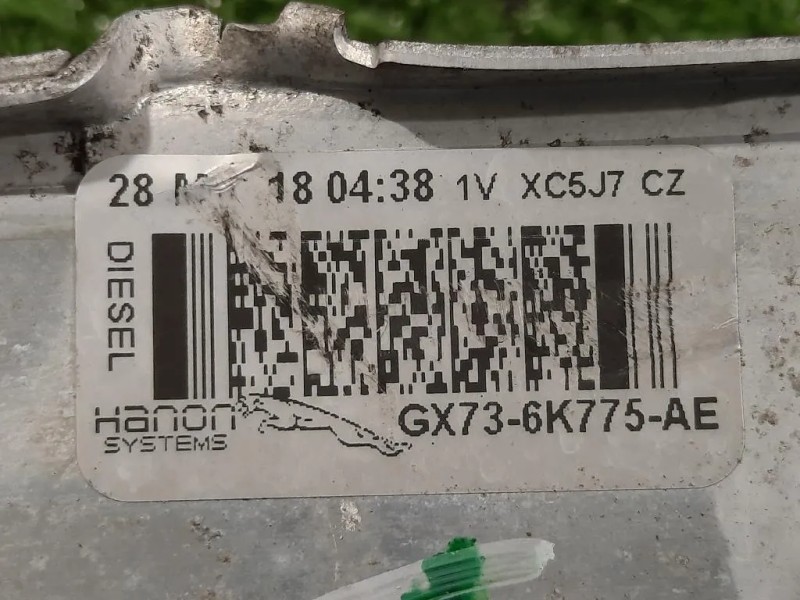 Intercooler GX73-6K775-AE Jaguar XF I 2011