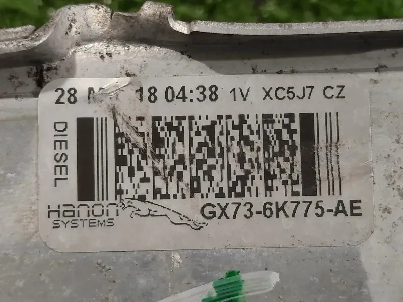Intercooler GX73-6K775-AE Jaguar XF I 2011