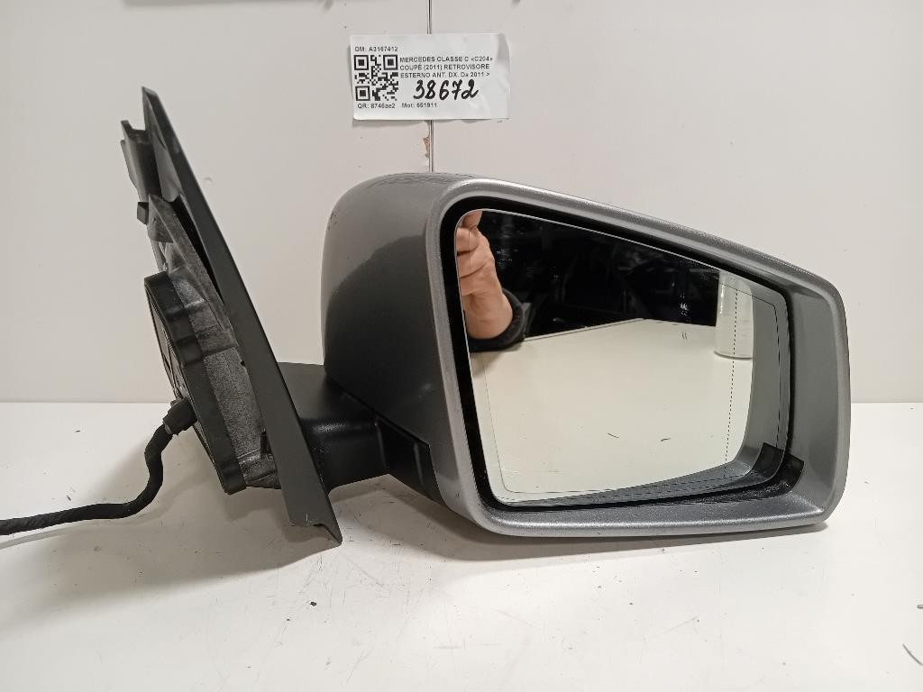 Retrovisore Esterno ANT DX A3167412 12 FILE Mercedes Classe C C204 Coupé 2011