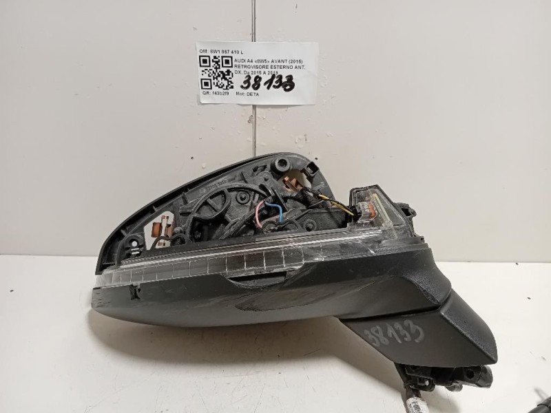 Retrovisore Esterno ANT DX 8W1857410L 12 FILE Audi A4 8W5 Avant 2015