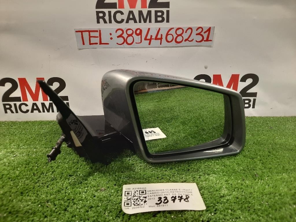 Retrovisore Esterno ANT DX 15 FILI SPECCHIO A3166444 Mercedes Classe E A207 Cabrio 2010