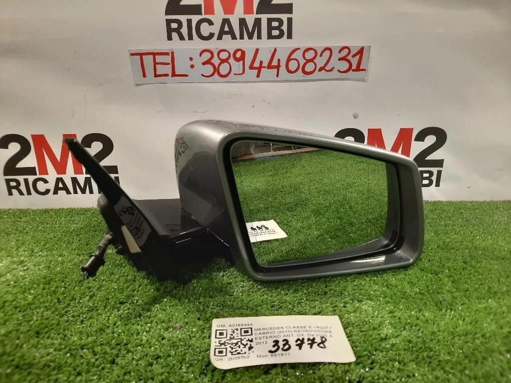 Retrovisore Esterno ANT DX 15 FILI SPECCHIO A3166444 Mercedes Classe E A207 Cabrio 2010