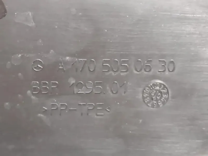 Intercooler A170 505 06 30 Mercedes Classe SLK R170 1997