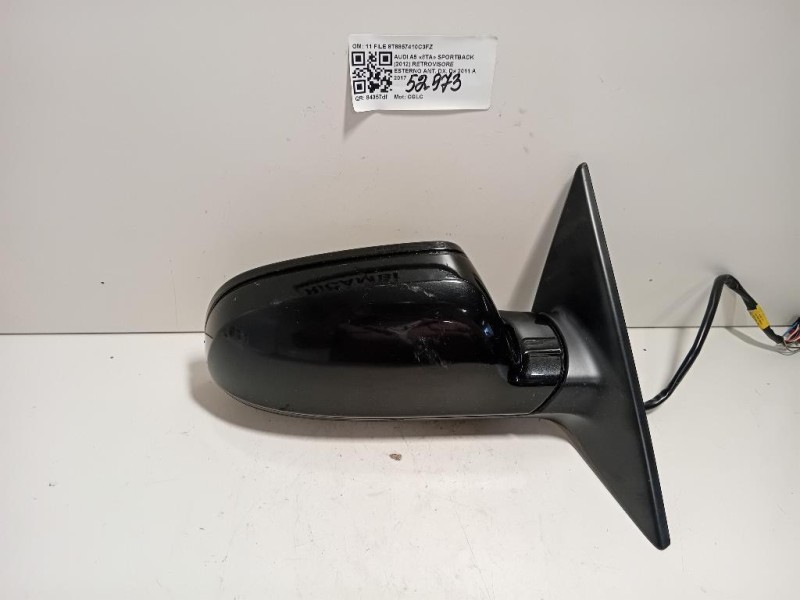 Retrovisore Esterno ANT DX 11 FILE 8T8857410C3FZ Audi A5 8TA Sportback 2012