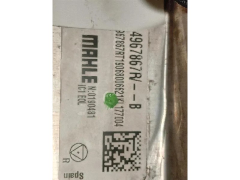 Intercooler 144967867R Nissan Qashqai II 2017