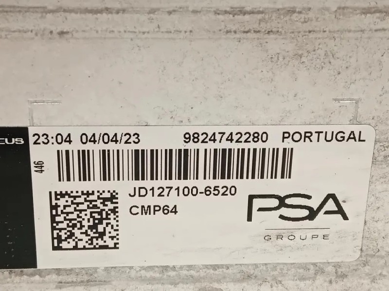 Intercooler 9824742280 Opel Corsa F 2019