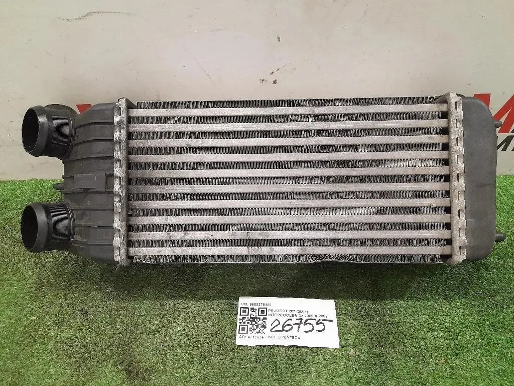 Intercooler 9680275480 Peugeot 207 2006