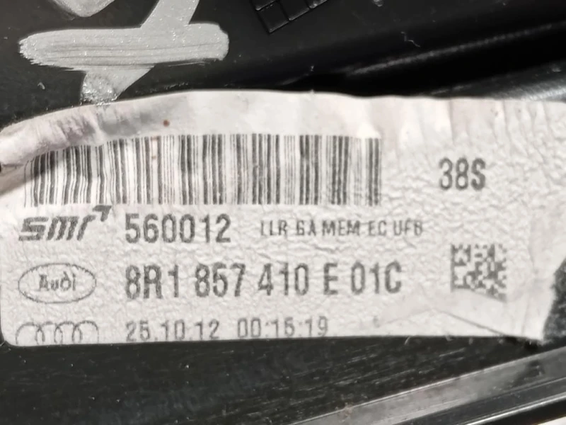 Retrovisore Esterno ANT DX 8R1 857 410 E Audi Q5 8RB 2012