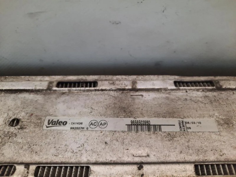 Intercooler 9656503980 Peugeot 3008 I 2009