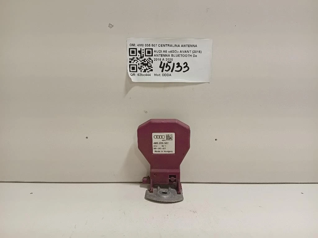Antenna Bluetooth 4M0 035 507 CENTRALINA ANTENNA Audi A6 4GD Avant 2016