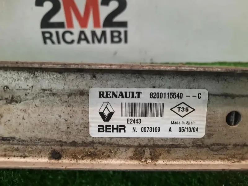 Intercooler 820015540 Renault Megane II CC 2003