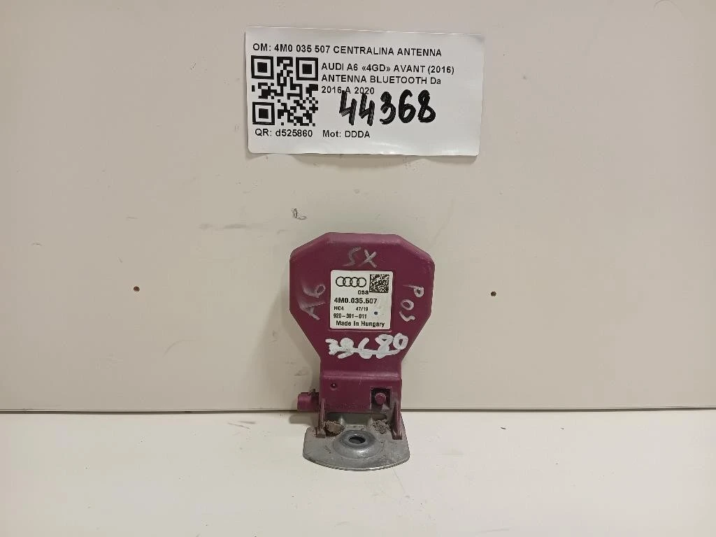 Antenna Bluetooth 4M0 035 507 CENTRALINA ANTENNA Audi A6 4GD Avant 2016