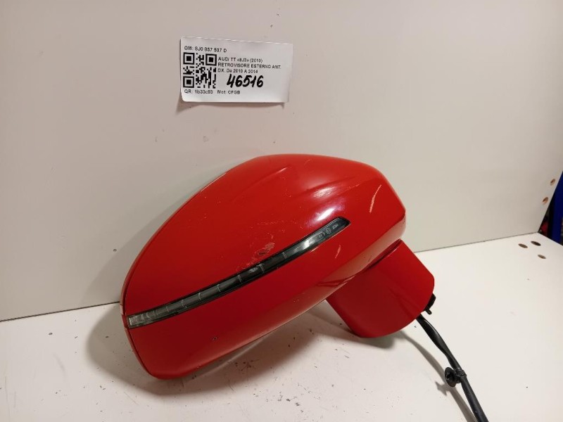 Retrovisore Esterno ANT DX 8J0 857 507 D Audi TT 8J3 2010