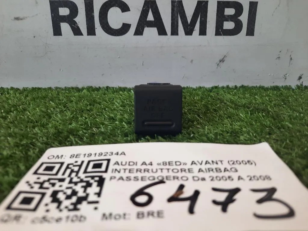 Interruttore Airbag Passeggero 8E1919234A Audi A4 8ED Avant 2005