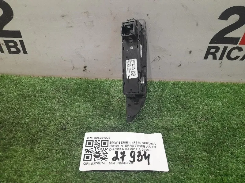 Interruttore Aiuto Discesa 925291203 Bmw Serie 1 F21 Berlina 2012