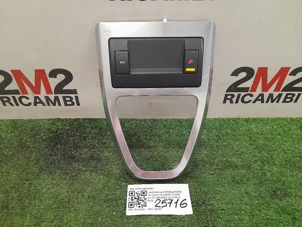 Interruttore Aiuto Discesa 6H5214B596BD Land Rover Freelander II 2007