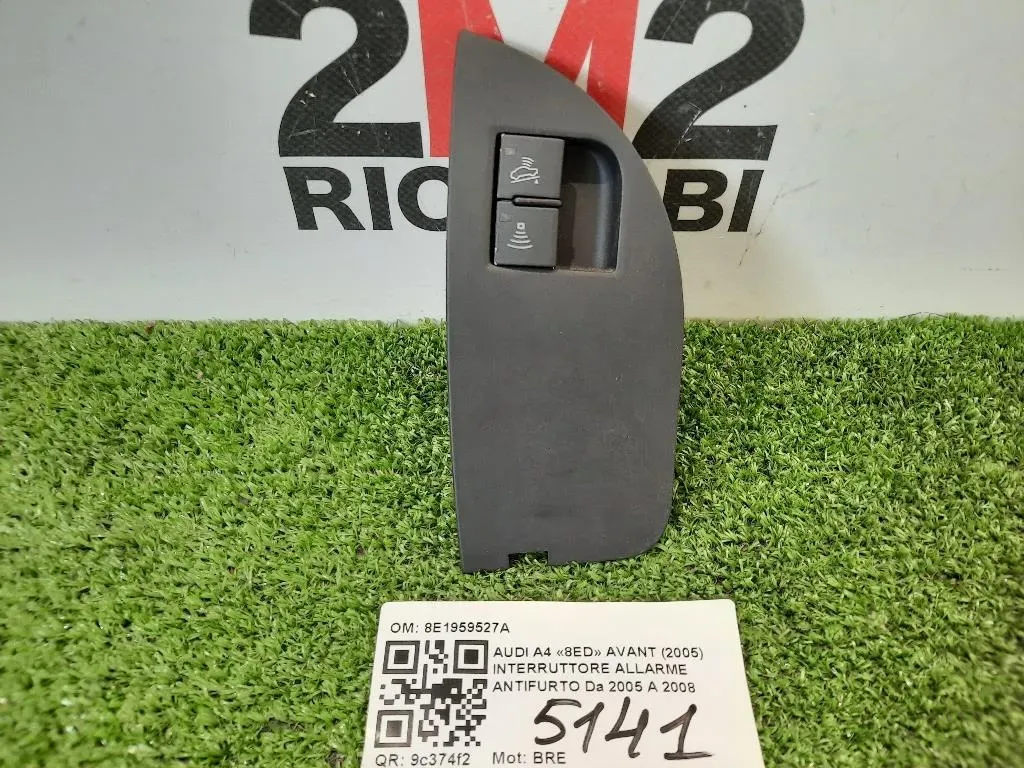 Interruttore Allarme Antifurto 8E1959527A INTERRUTTORE ALLARME ANTIFURTO Audi A4 8ED Avant 2005