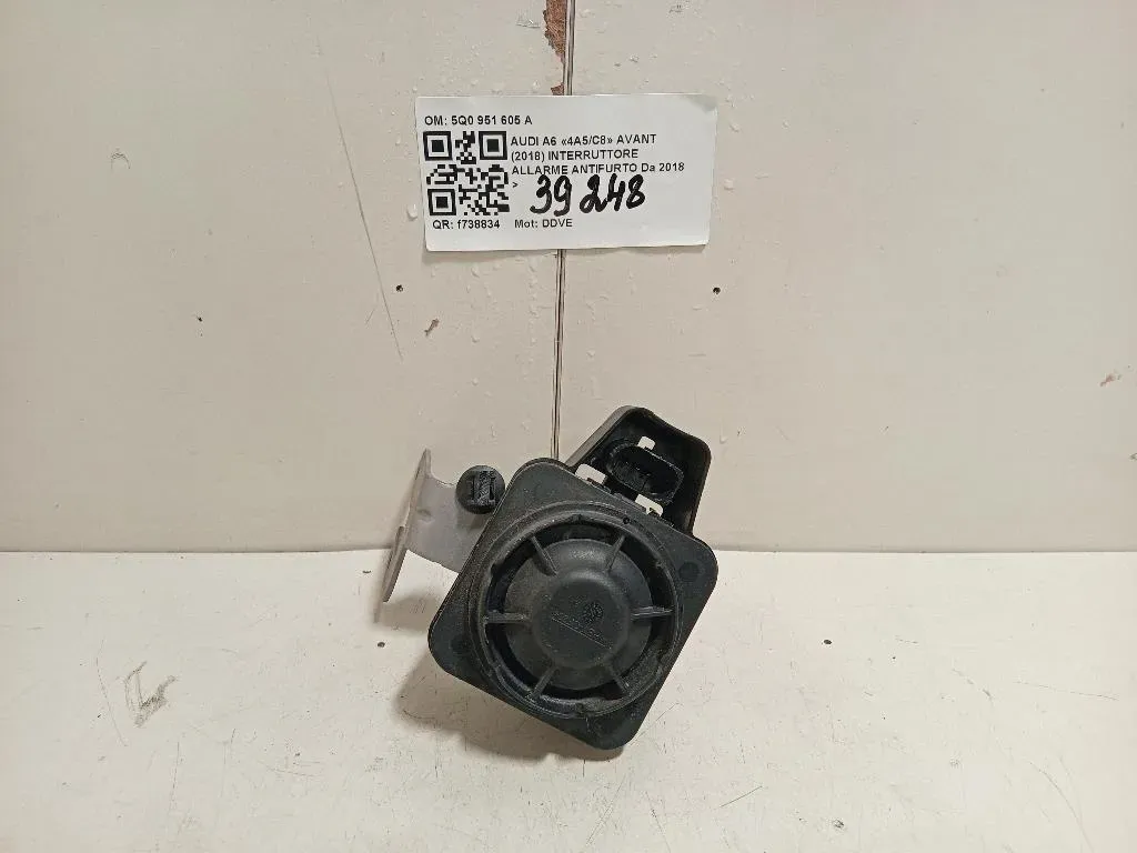 Interruttore Allarme Antifurto 5Q0 951 605 A Audi A6 4a5c8 Avant 2018