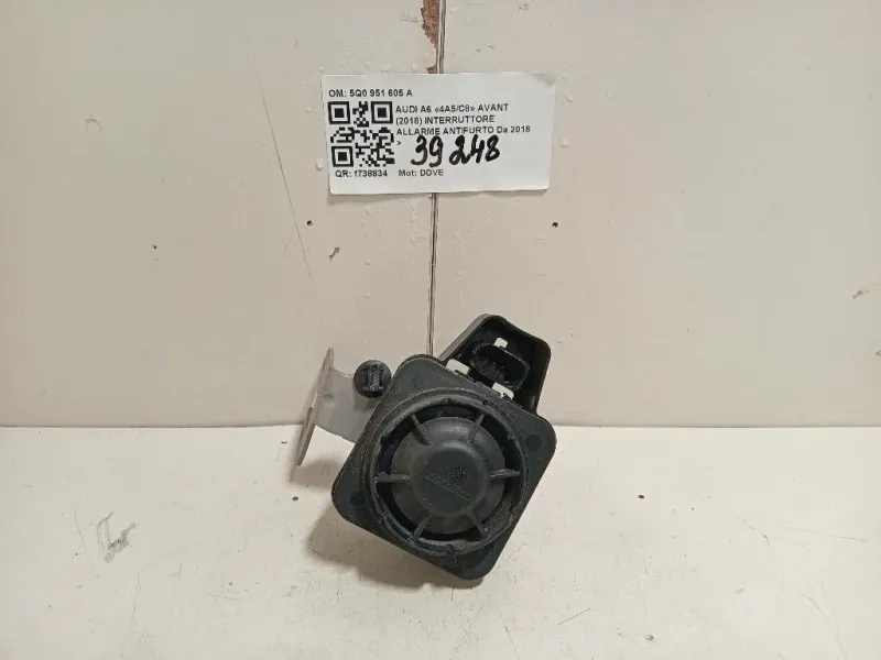 Interruttore Allarme Antifurto 5Q0 951 605 A Audi A6 4a5c8 Avant 2018