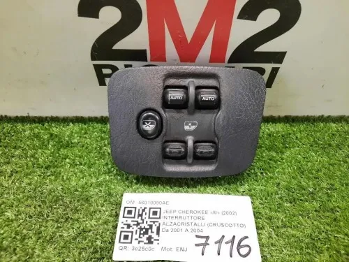 Interruttore Alzacristalli Cruscotto 56010090AE Jeep Cherokee III 2002