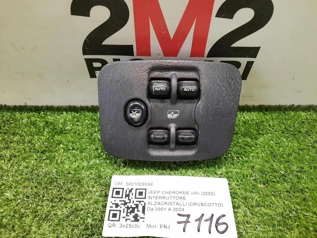 Interruttore Alzacristalli Cruscotto 56010090AE Jeep Cherokee III 2002