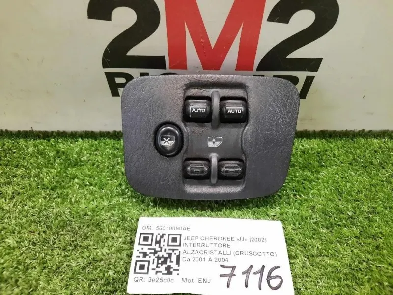 Interruttore Alzacristalli Cruscotto 56010090AE Jeep Cherokee III 2002