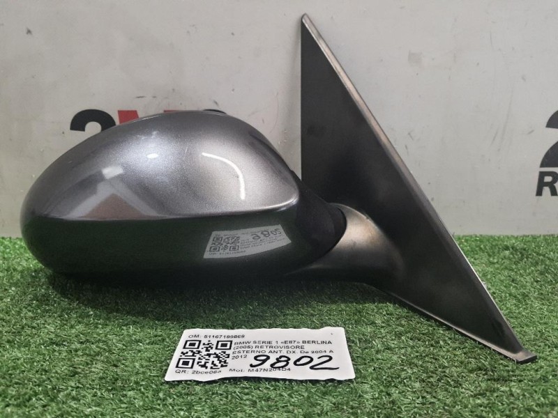 Retrovisore Esterno ANT DX 51167189868 Bmw Serie 1 E87 Berlina 2005