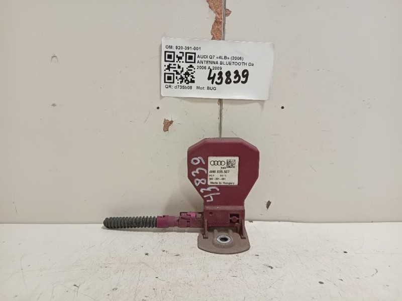 Antenna Bluetooth 920-391-001 Audi Q7 4LB 2006
