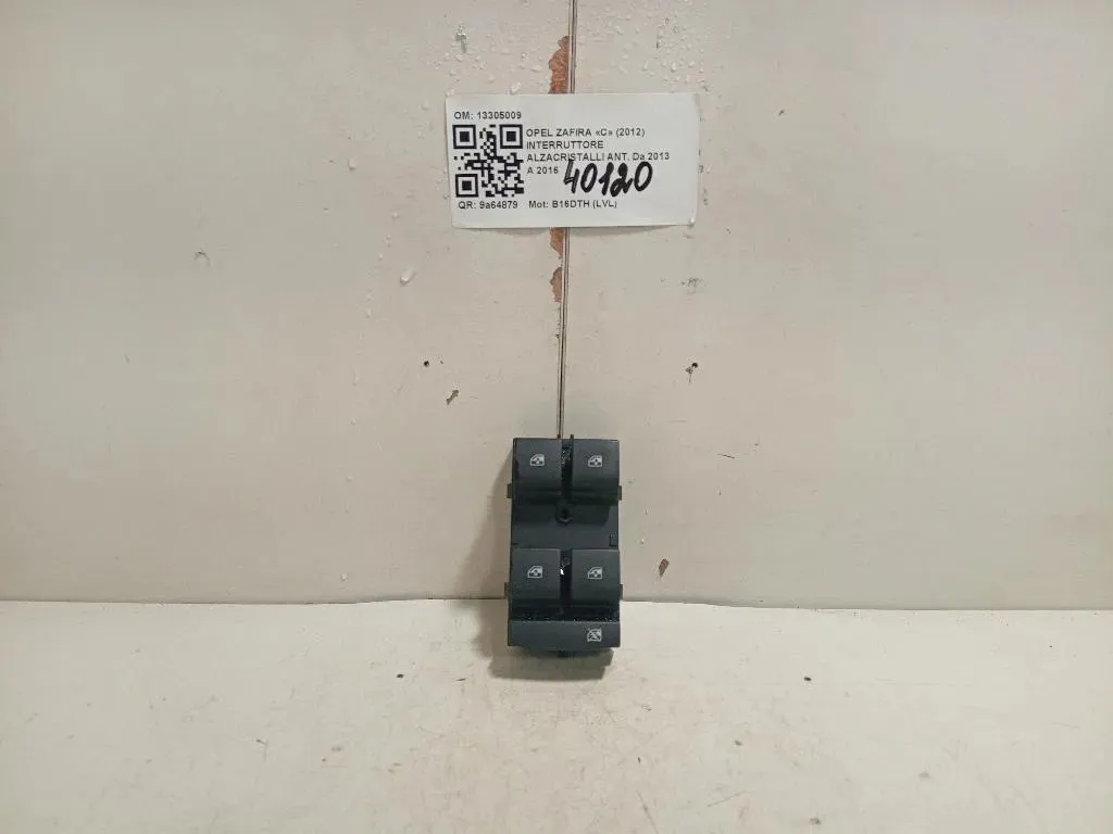 Interruttore Alzacristalli ANT 13305009 Opel Zafira C 2012