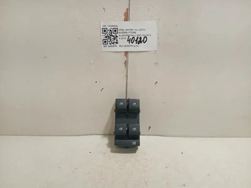 Interruttore Alzacristalli ANT 13305009 Opel Zafira C 2012