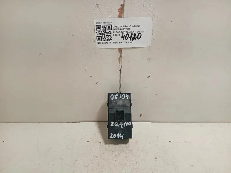 Interruttore Alzacristalli ANT 13305009 Opel Zafira C 2012