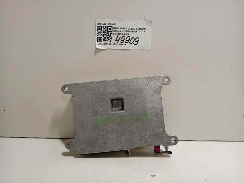 Antenna Bluetooth A2218708992 Mercedes Classe S W221 2006
