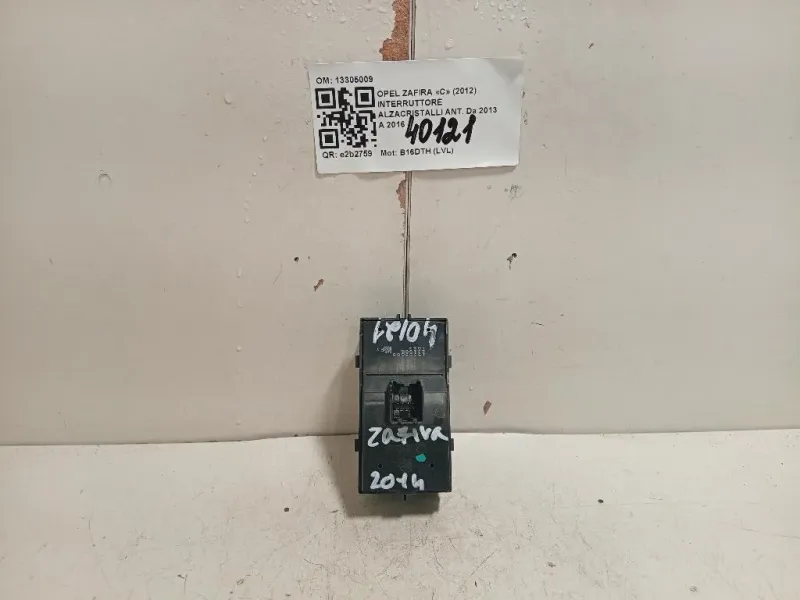 Interruttore Alzacristalli ANT 13305009 Opel Zafira C 2012