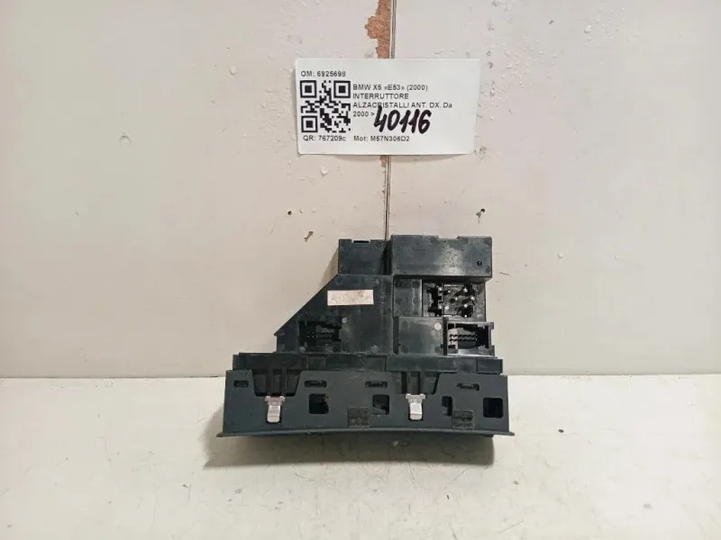 Interruttore Alzacristalli ANT DX 6925698 Bmw X5 E53 2000