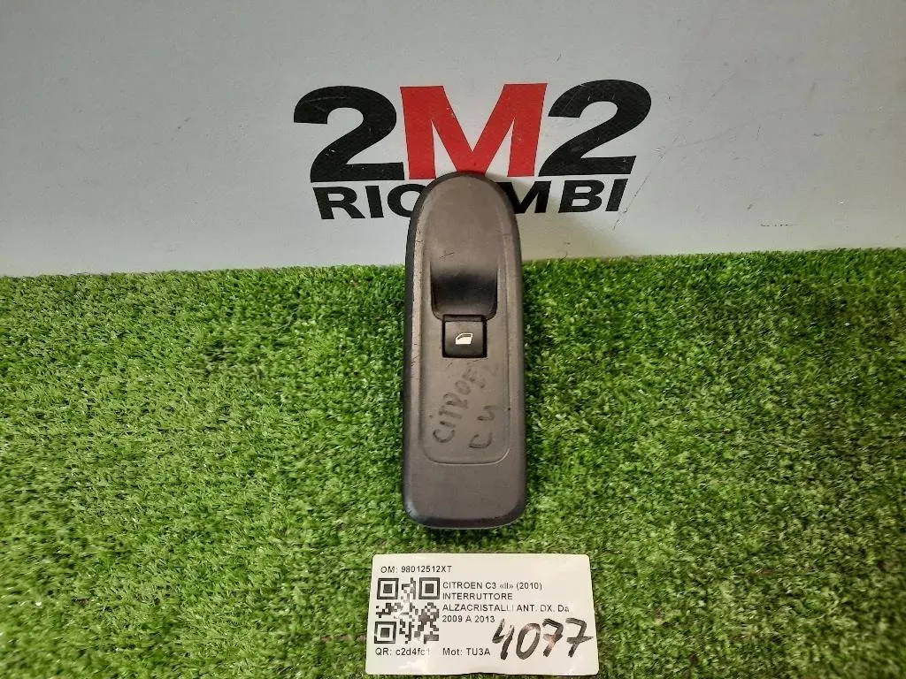 Interruttore Alzacristalli ANT DX 98012512XT Citroen C3 II 2010