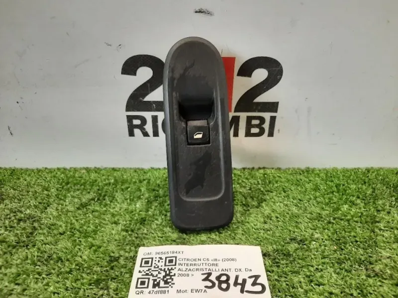 Interruttore Alzacristalli ANT DX 96565184XT Citroen C5 III 2008