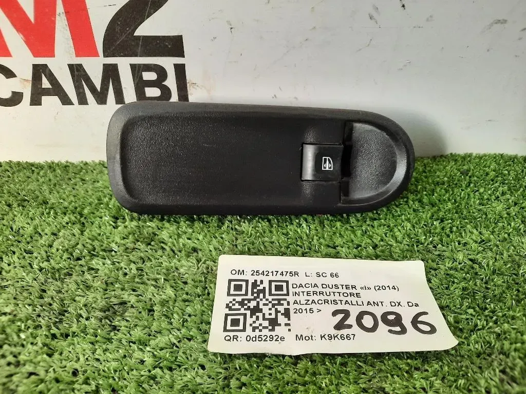 Interruttore Alzacristalli ANT DX 254217475R Dacia Duster I 2014
