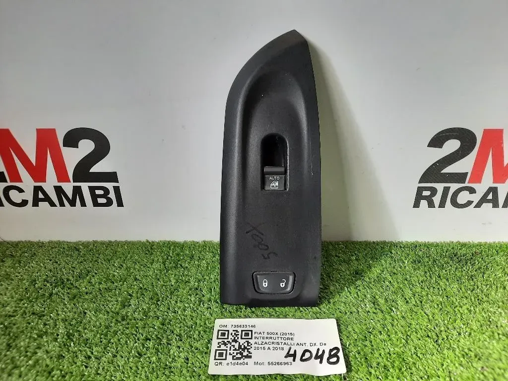 Interruttore Alzacristalli ANT DX 735633146 Fiat 500X 2015