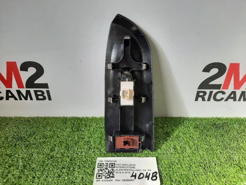 Interruttore Alzacristalli ANT DX 735633146 Fiat 500X 2015