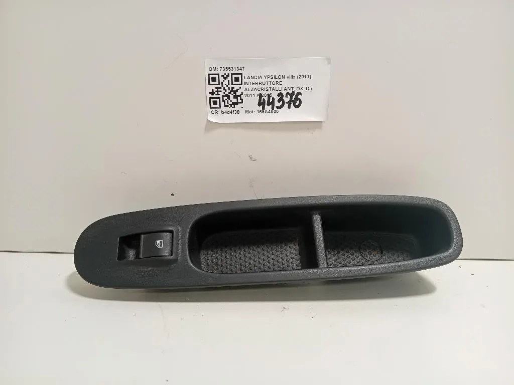 Interruttore Alzacristalli ANT DX 735531347 Lancia Ypsilon III 2011