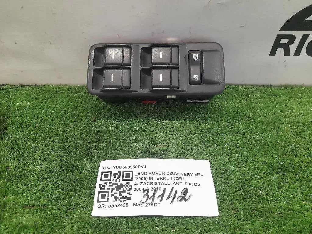 Interruttore Alzacristalli ANT DX YUD500950PVJ Land Rover Discovery III 2005