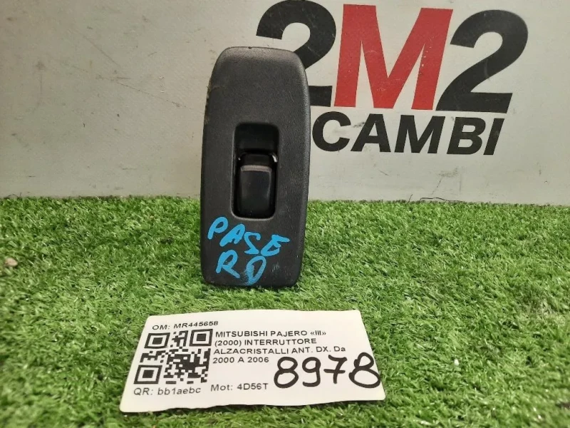 Interruttore Alzacristalli ANT DX MR445658 Mitsubishi Pajero III 2000