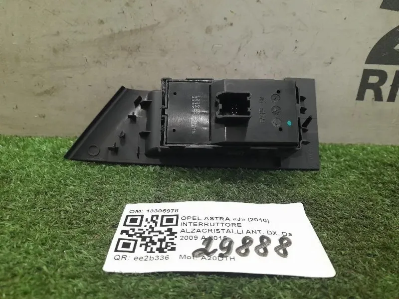Interruttore Alzacristalli ANT DX 13305978 Opel Astra J 2010